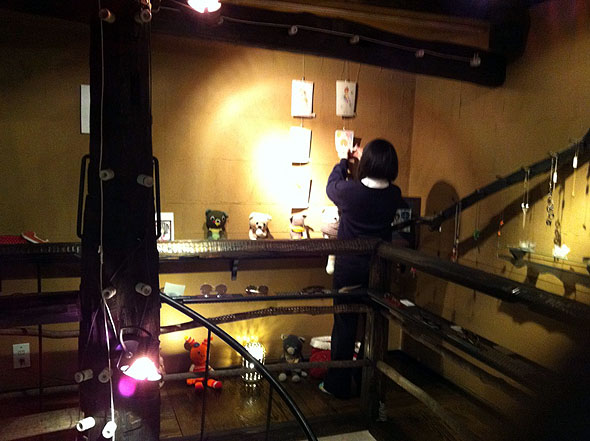 ぎっちょ展　作品展示風景