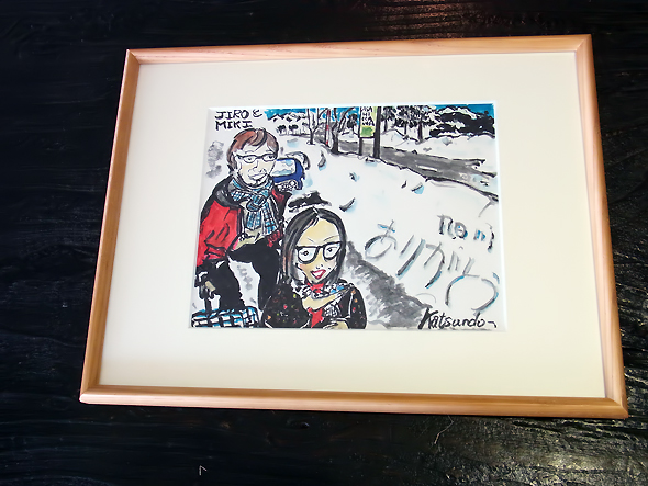 オプテリアグラシアスさんの似顔絵
