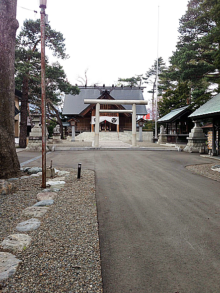 富良野神社参拝
