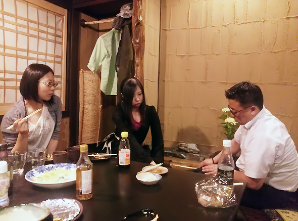お客様同士で話し合い
