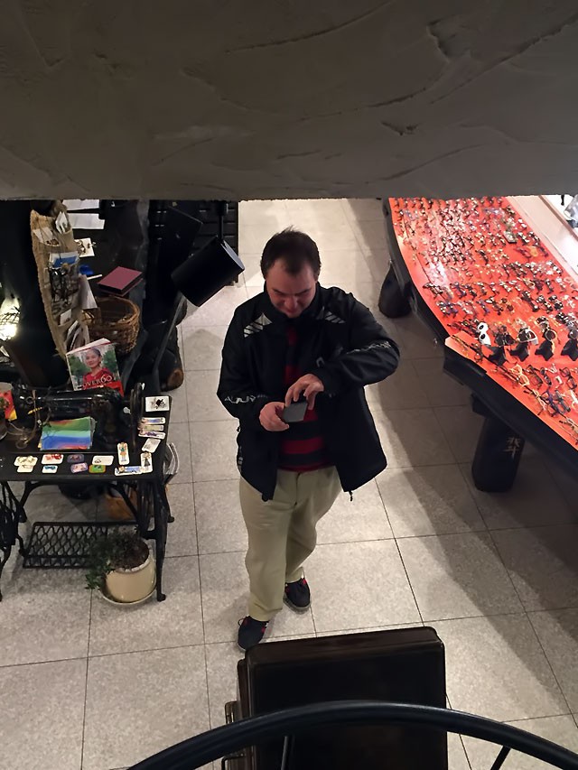 デビット先生と蓄音機