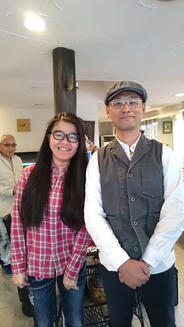GROOVERの森弘行さんとkiyoちゃん