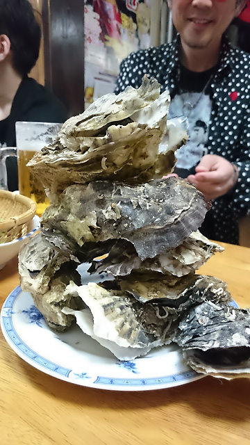 牡蠣のがんがん焼