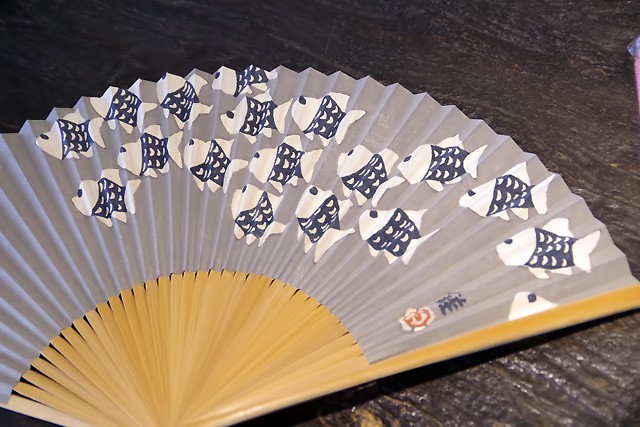 扇子　芹沢銈介作
